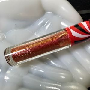 Mac Lip Glass Ruby Taboo, Full Size, New MAC Cosmetics Lip Stick